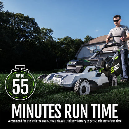 EGO POWER+ Cordless Push Lawn Mower 53cm Kit 6.0Ah
