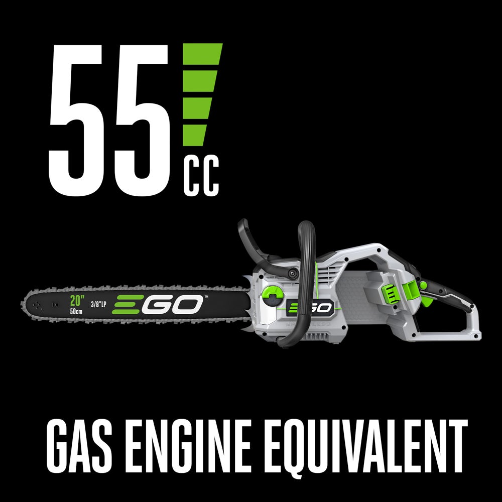 EGO POWER+ 50.8cm 56V Cordless Chain Saw Kit 6.0Ah