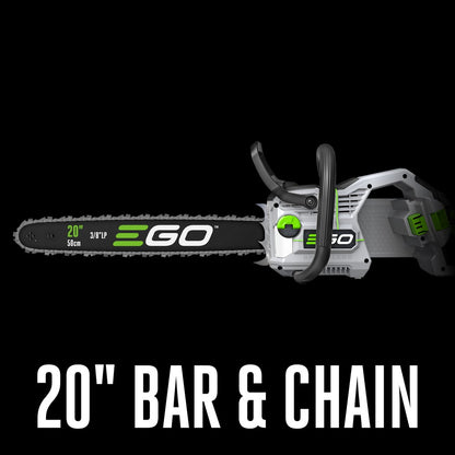 EGO POWER+ 50.8cm 56V Cordless Chain Saw Kit 6.0Ah