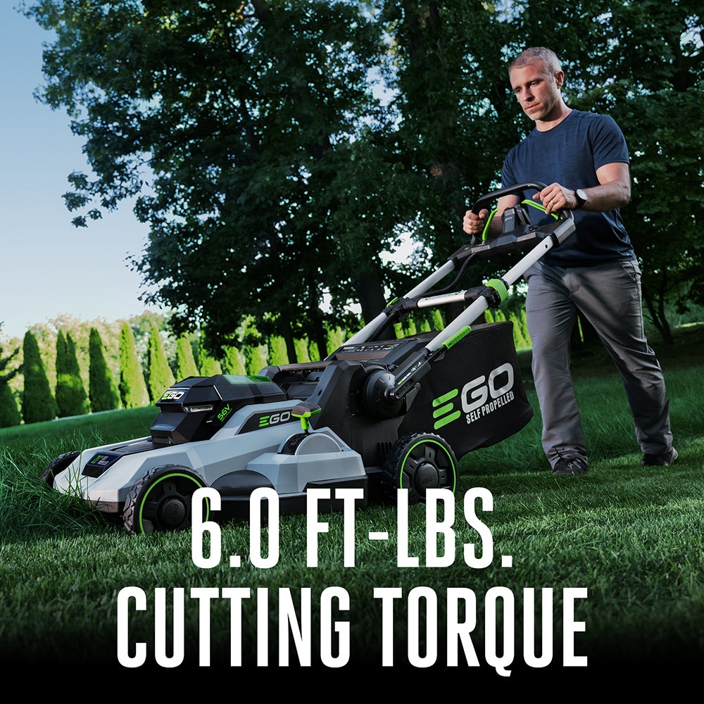 EGO POWER+ Cordless Self-Propelled Lawn Mower 53.3cm Kit 6.0Ah