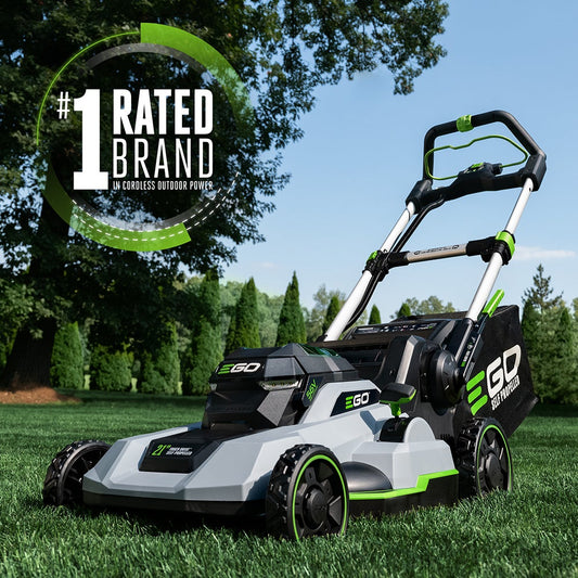 EGO POWER+ Cordless Self-Propelled Lawn Mower 53.3cm Kit 7.5Ah
