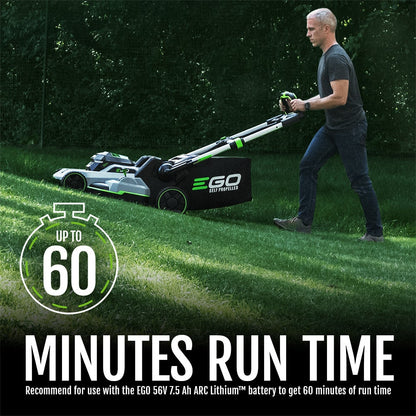 EGO POWER+ Cordless Self-Propelled Lawn Mower 53.3cm Kit 7.5Ah