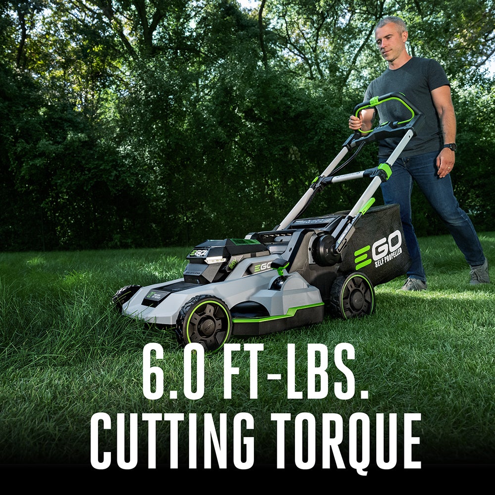 EGO POWER+ Cordless Self-Propelled Lawn Mower 53.3cm Kit 7.5Ah